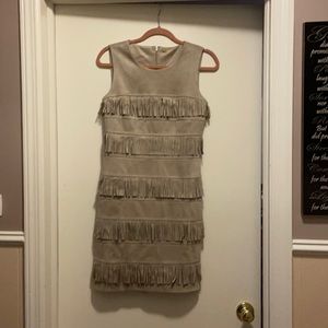 Calvin Klein Fringe Dress